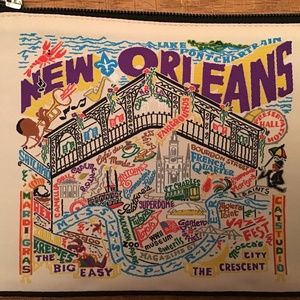 Zip Pouch New Orleans Design BNWT Catstudio